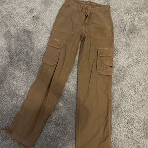 American eagle stretch cargo pants size 0